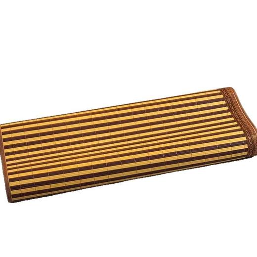 【中式享受❗️超舒服的亲肤碳化席】高温碳化工艺去除竹材生涩感，表面温润细腻，贴合肌肤不扎人，老人小孩都能放心睡，快速导出人体热量，告别黏腻潮湿，睡感清爽可折叠夏季单人床学生宿舍竹凉席L 商品图4