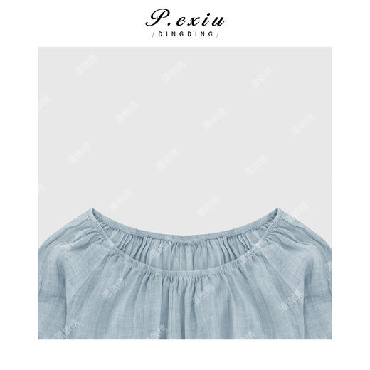 03-2潘依绣丁丁宠粉气质设计简约款衬衣Q19232 商品图2