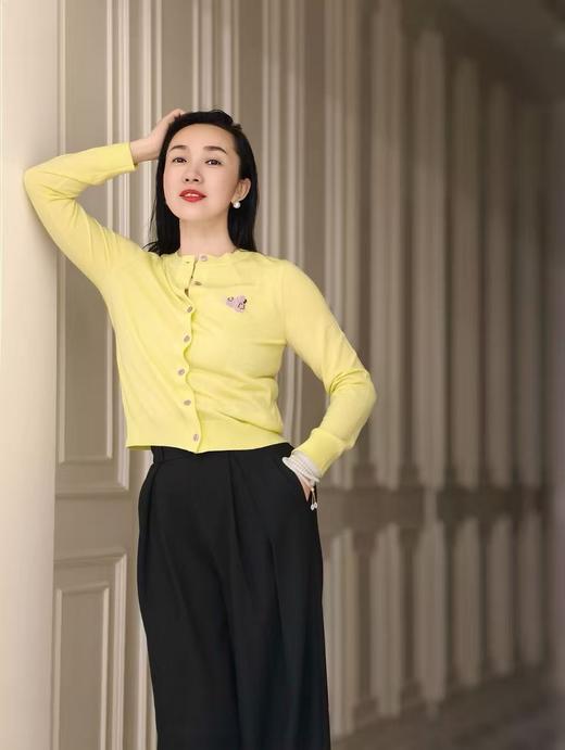 【3.6上新】早春鹅暖🌸云雀黄羊绒开衫 商品图0