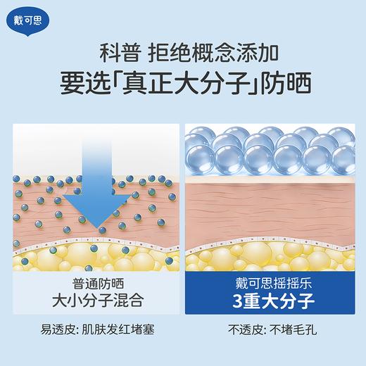 戴可思儿童摇摇乐高倍防晒乳45g高倍防晒强防水汗大分子防晒霜3岁+温和防晒乳♥ 商品图3
