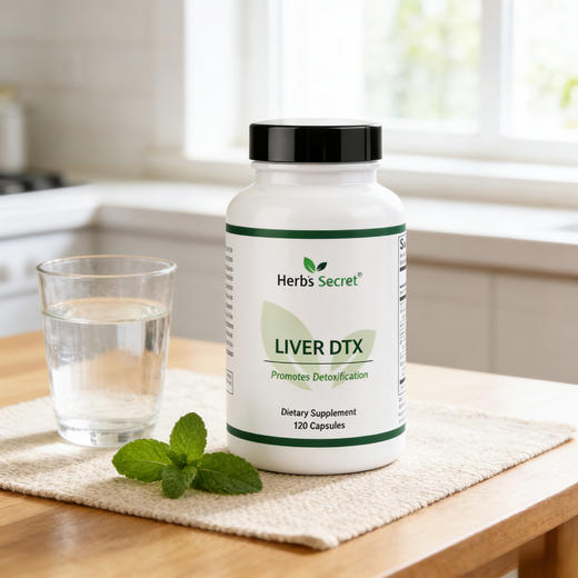 Herb's Secret Liver DTX 肝脏健康胶囊120粒 商品图0