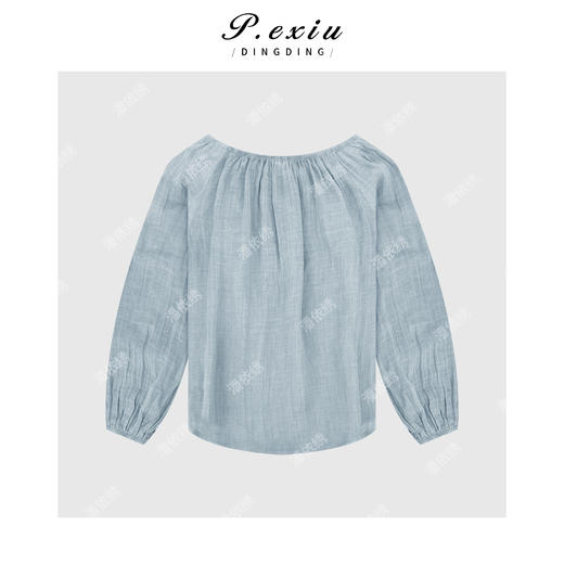 03-2潘依绣丁丁宠粉气质设计简约款衬衣Q19232 商品图1