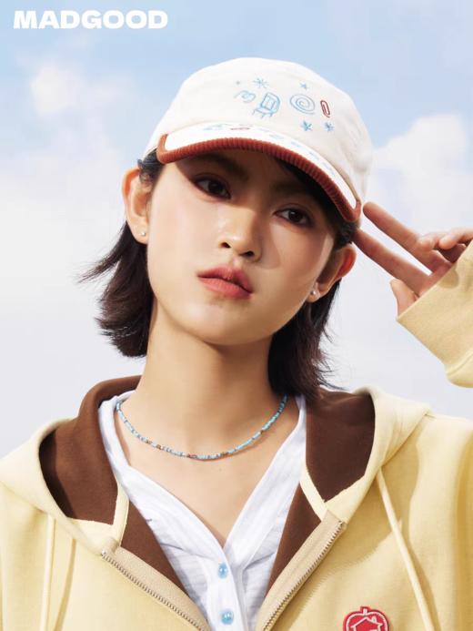 马得工地/MDGDPSMZ13627/撞色slogan刺绣平沿帽 商品图2