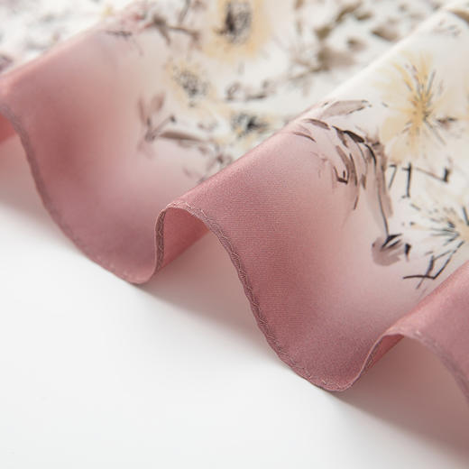 万事利双面印花小方巾-兰竹词 商品图2