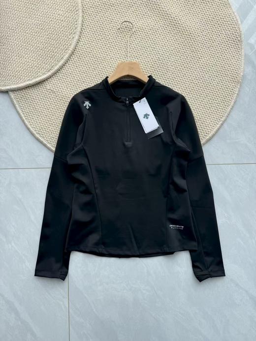 点此购买 迪桑特春秋季Running女士F360半拉链长袖T恤 LL 341286 商品图3