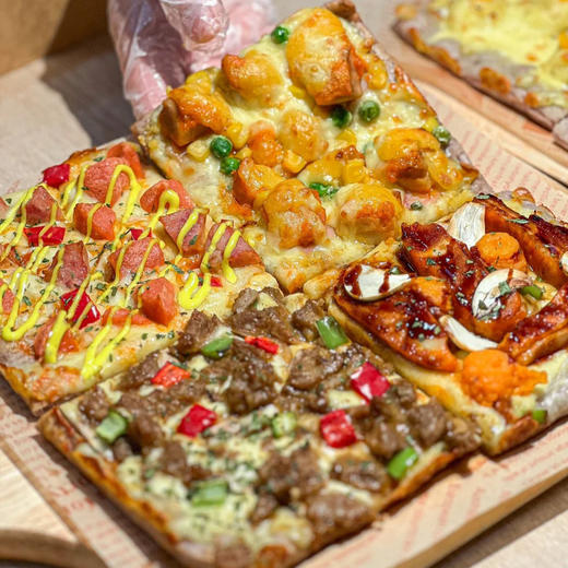 欧爵士方形焰烤薄饼商用方形披萨面饼薄披萨饼底冷冻半成品（顺丰发货） 商品图5