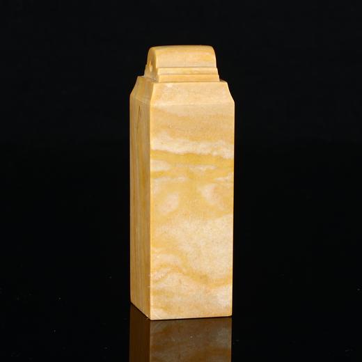 孤品17865木纹石如意钮方章落款章礼品章2.5*2.5*7.7cm 商品图1