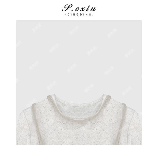 03-2潘依绣丁丁宠粉减龄氛围感软糯两件套 Q78103 商品图2