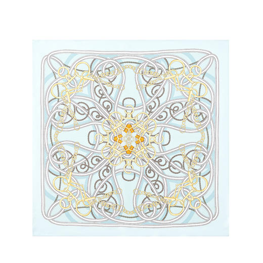 万事利双面印花中方巾-链金喜 商品图5