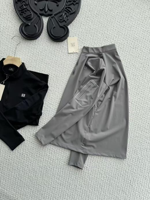 点此购买 可隆春秋季户外休闲衣吸湿排汗抗菌男士弹力半拉链长袖T恤 LL 341289 商品图12