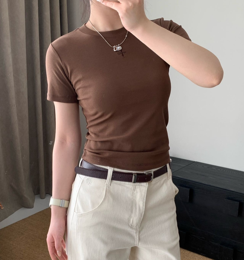 原单SMFK时髦十字标识短袖T恤2.26