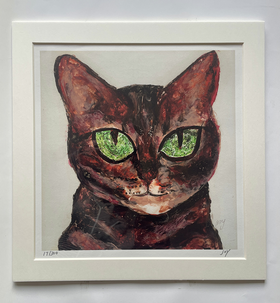 喵内版画 叛逆猫bj