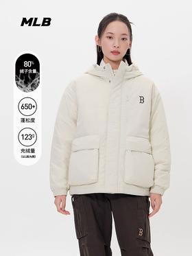 【羽绒钜惠】MLB男女同款小标带马甲套装羽绒服3ADJB0356【无货退款处理】