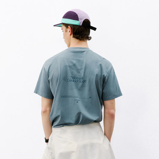 714street网眼透气速干衣7A抗菌凉感运动短袖2026夏季防晒T恤男款 商品图3