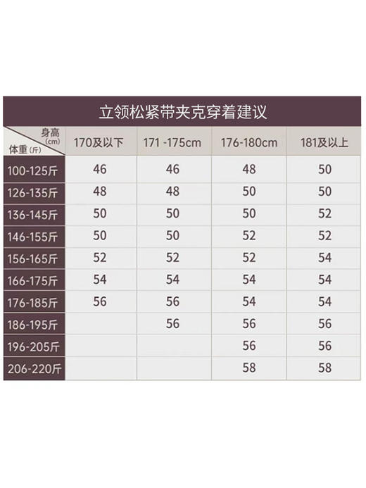 立领松紧带夹克外套261L7J535N[门店专款] 商品图1