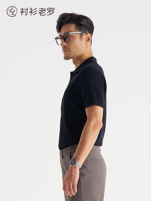 【大师35号】纯色海鸥领短袖polo衫265D7P943S[门店专款]链接3 商品图5