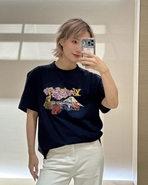 驴家25ss联名雪景刺绣短袖T恤（DY） 商品图6