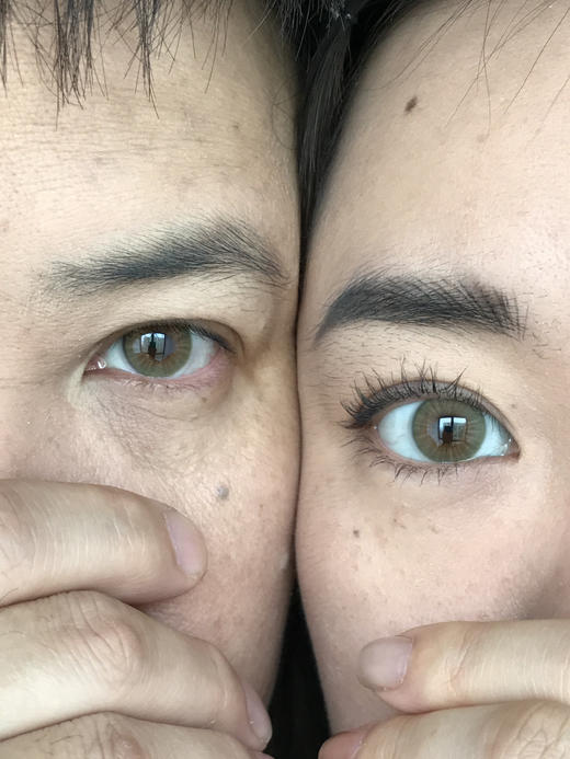 tomdoll 榛果木 无边框水光混血绿棕瞳 国产半年抛【 14.0mm】 商品图0