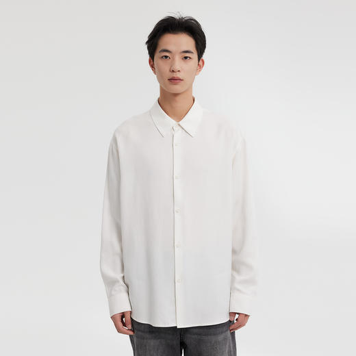 MODE COMMUTER | MC春季莱赛尔肌理休闲长袖衬衫MCF103051A 商品图4