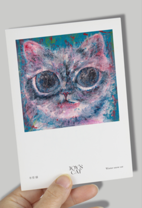 喵内明信片 冬雪猫bj