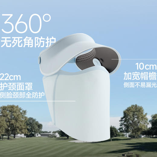 【蕉下女士网纱透气空顶面护帽】网纱透气不闷头 空顶防晒不压发型 全脸防护百搭出行（多色可选） 商品图1