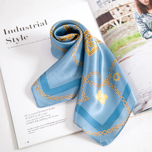 真丝印花小方巾 HA4700 商品图13