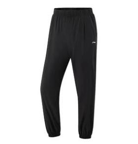 李宁女子束脚防晒宽松运动长裤AYKV352-1