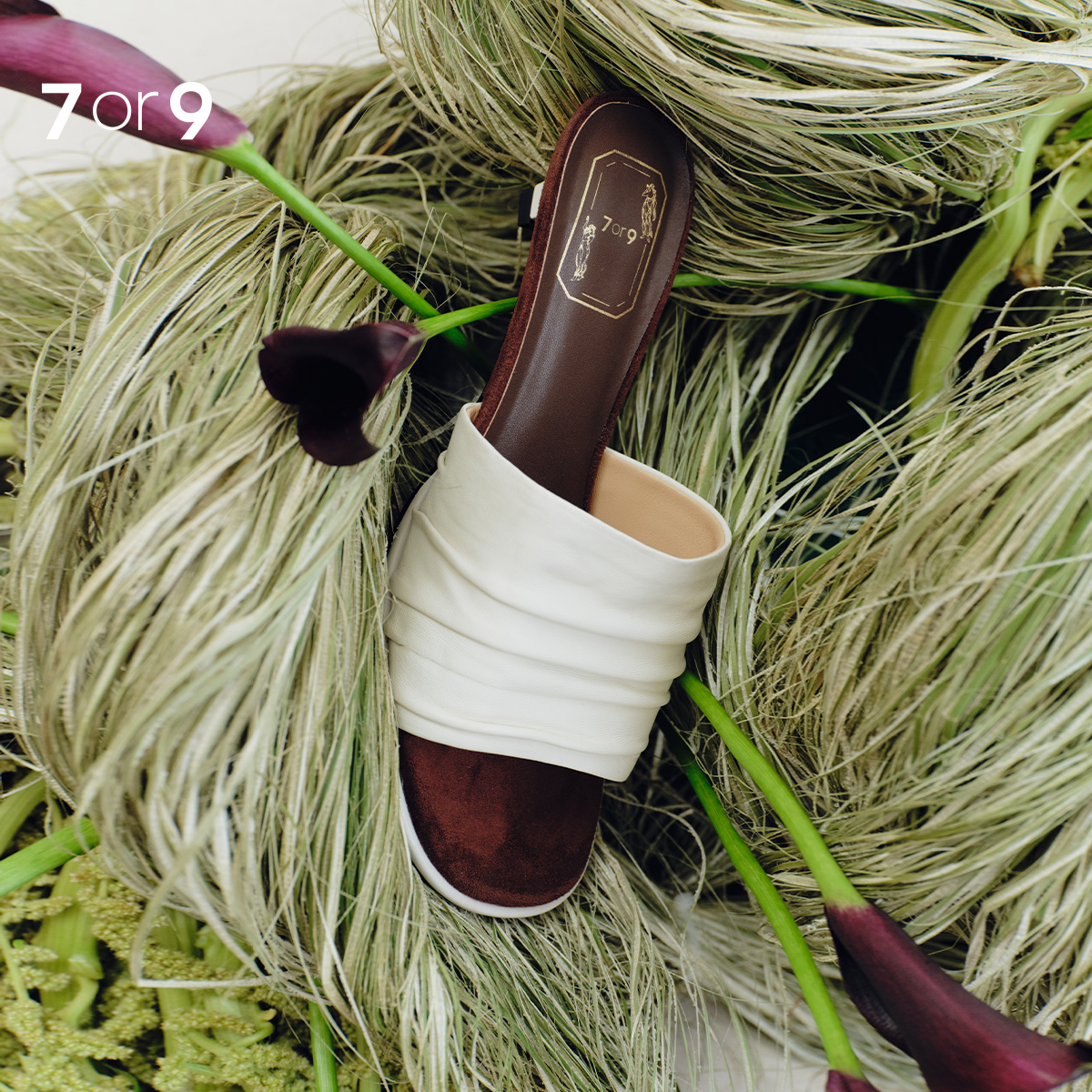 7or9一脚蹬时装凉鞋拖鞋高跟夏季新款香子兰