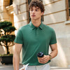 纯色简约经典百搭商务短袖翻领艾高珠地棉polo衫   XYD-5900 商品缩略图3