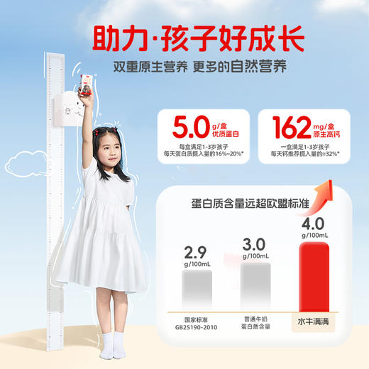 孩子们超爱的水牛奶 来活动啦 大满足【奶源优秀 奶渣也爱喝的牛奶】水牛满满水牛奶   奶牛种够稀有  奶才够好喝  生水牛乳+A2β-酪蛋白生牛乳  亲和肠胃  小肚子没负担 商品图2