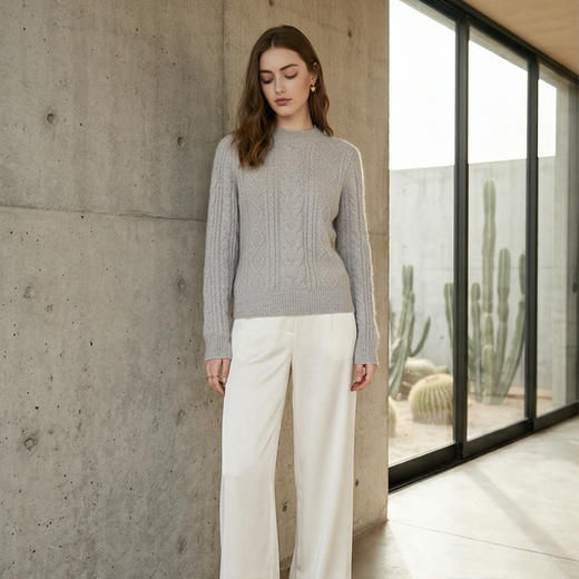 PALUOPO/PL半高领女衫E21836-C/约重375g帕罗 商品图4