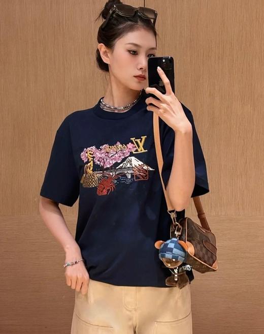 驴家25ss联名雪景刺绣短袖T恤（DY） 商品图4