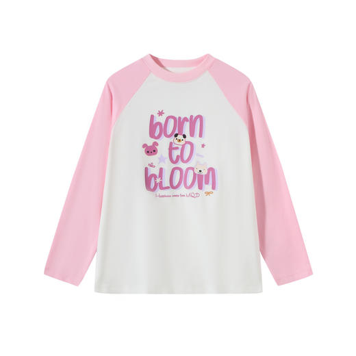 【秒2】【MQD】童装女大童26春季新款儿童可爱甜美学院风长休闲百搭长袖T恤 商品图4