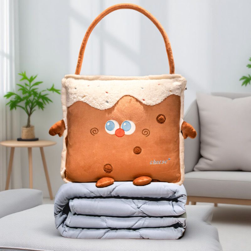 钻石豪门8000积分手提抱枕被子可收纳午睡毯（1/1.5）M