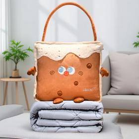 钻石豪门8000积分手提抱枕被子可收纳午睡毯（1/1.5）M