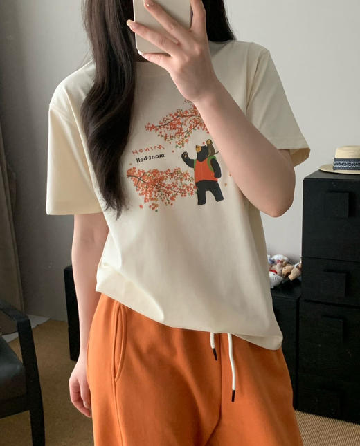 日单美山男女同款限定印花短袖T恤13色3.5 商品图10