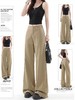 雅痞老钱风西装裤女春夏百搭直筒修身高级感休闲宽松长裤修身阔腿裤 商品缩略图2