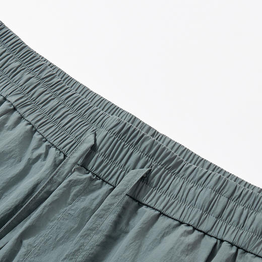 MODE COMMUTER | MC条感不规则纹理休闲阔腿型五分裤 商品图2