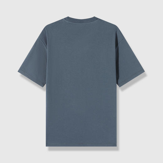 GXG男装【凉感透气】26夏季时尚撞色简约字母圆领休闲男式短袖T恤K&C 商品图5