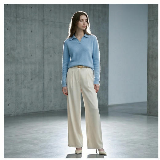 PALUOPO/PL翻领女衫ET23029R-A/约重310g帕罗 商品图6