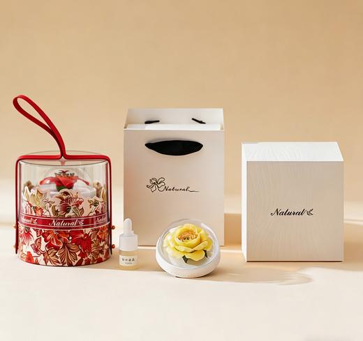 非遗瓷花香薰 森系小桶花 商品图2