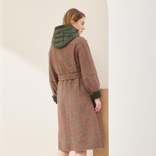 PH94A斯尔丽瑟俪冬季新款翻领收腰女士中长款毛呢大衣 商品图1