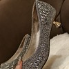 【爆仓！下单3-7天内发货】卷卷紫气质法式满钻优雅高跟鞋尖头单鞋 百搭优雅时尚 拉长腿部线条显高显瘦 商品缩略图5