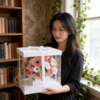 韩式粉绣球正方体鲜花礼盒 商品缩略图7