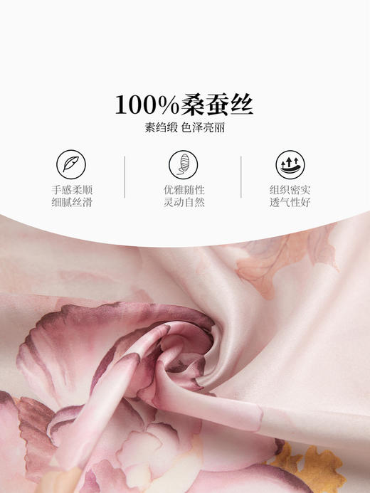 万事利×故宫文化联名款十二花神系列长巾 商品图2