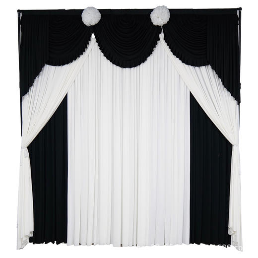 玄素慰灵灵堂布高级灵堂殡仪馆家用悼念灵堂布置 商品图0