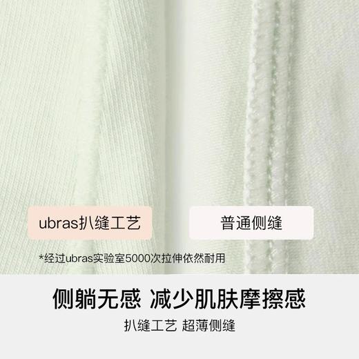 ubras40S纯棉抗菌裆女士高腰/中腰三角裤（三条装）UE2341142/UE2341152 商品图13