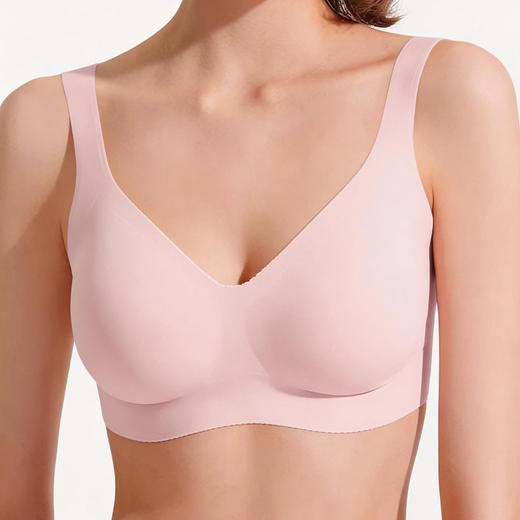 ubras虞书欣同款 基础百搭 无尺码钻石领文胸-背心款A-C杯UU1143092 商品图2