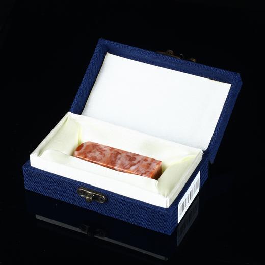 孤品17869老挝石朱砂素章落款章闲章2.1*2.1*6.7cm 商品图4