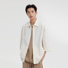 MODE COMMUTER | MC不潮品微皱四合扣七分袖翻领衬衫 商品缩略图2